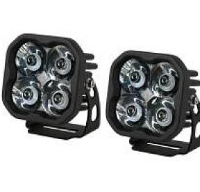 Фары светодиодные SS3 Sport дальний свет с синей подсветкой 2 шт 